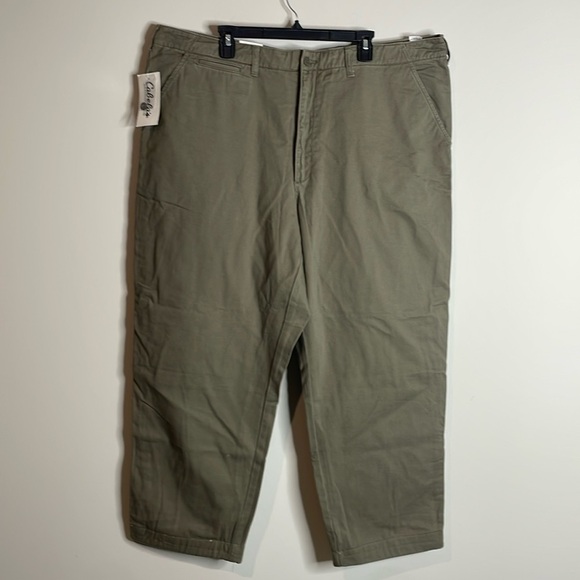 SOLD Cabela’s | Men’s Flannel Lined Khaki Pants Size Big & Tall 46x30 NWT - Picture 1 of 7